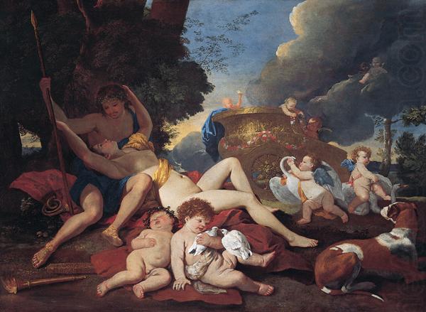 Nicolas Poussin Venus and Adonis china oil painting image
